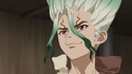 One of the anime characters with bittersweet past, Senku Ishigami (Image via TMS Entertainment)